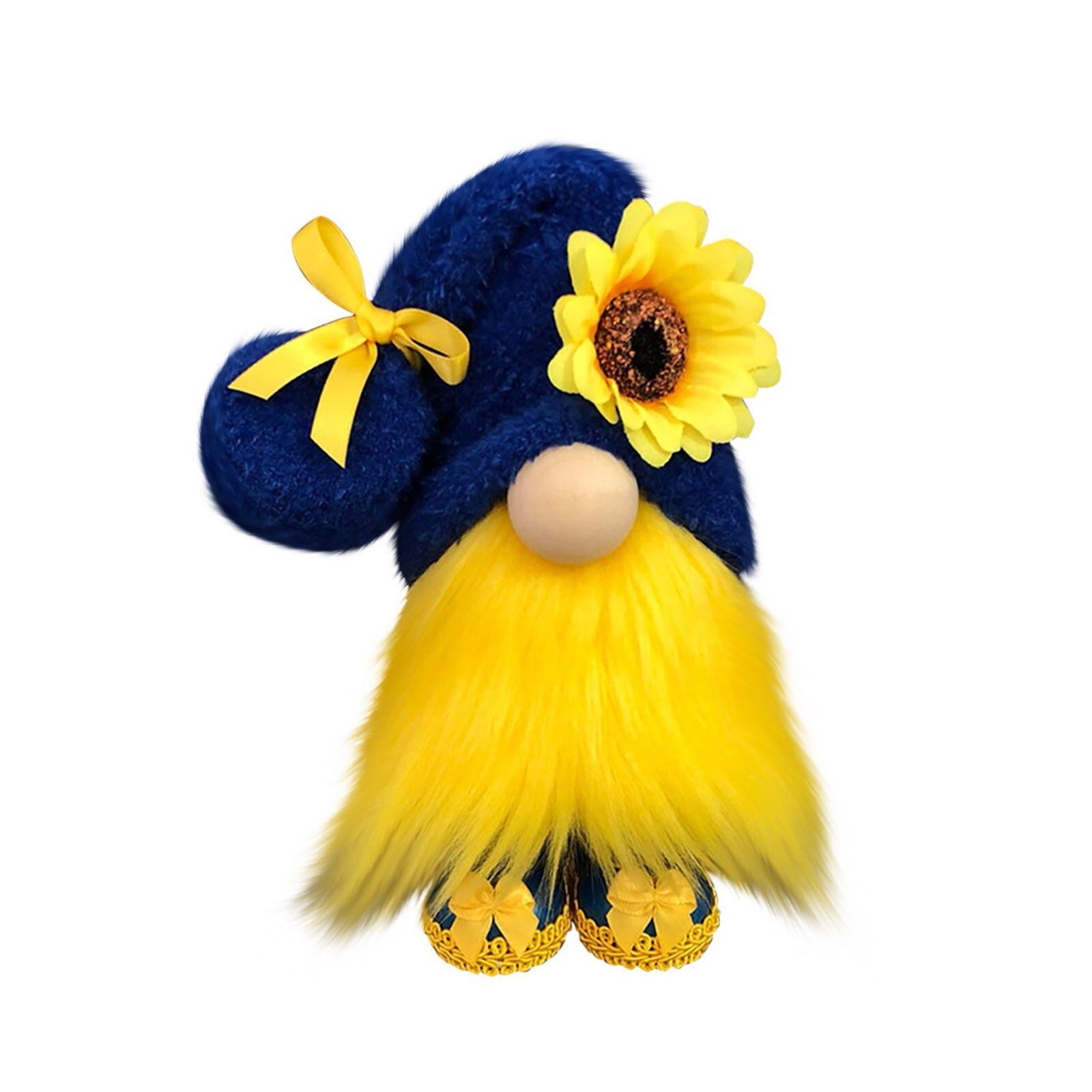 Land Gnome Doll Knitted Hat Crooked Neck Doll Jewelry Home Decoration Faceless Doll Standing Post Hoiliday Decoration Faceless: C