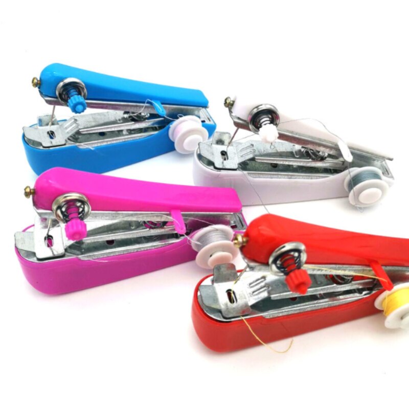 Minimáquina DE COSER portátil para el hogar, accesorios de herramientas de mano útiles para ropa