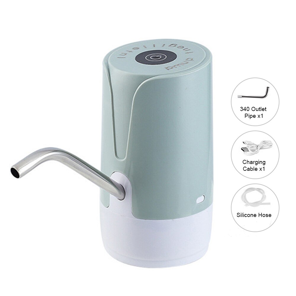 Waterflespomp usb-oplaadsysteem automatische drinkwaterpomp draagbare elektrische waterdispenser waterfles huishoudelijk: 21
