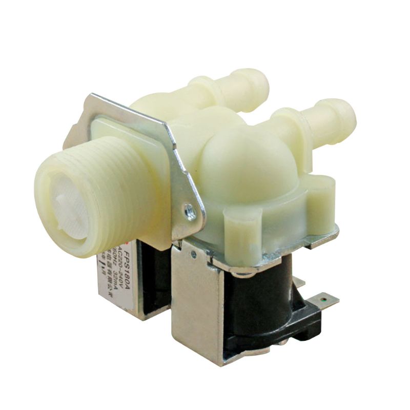 Válvula de doble entrada de agua para lavadora Universal, piezas de repuesto duraderas para electrodomésticos,