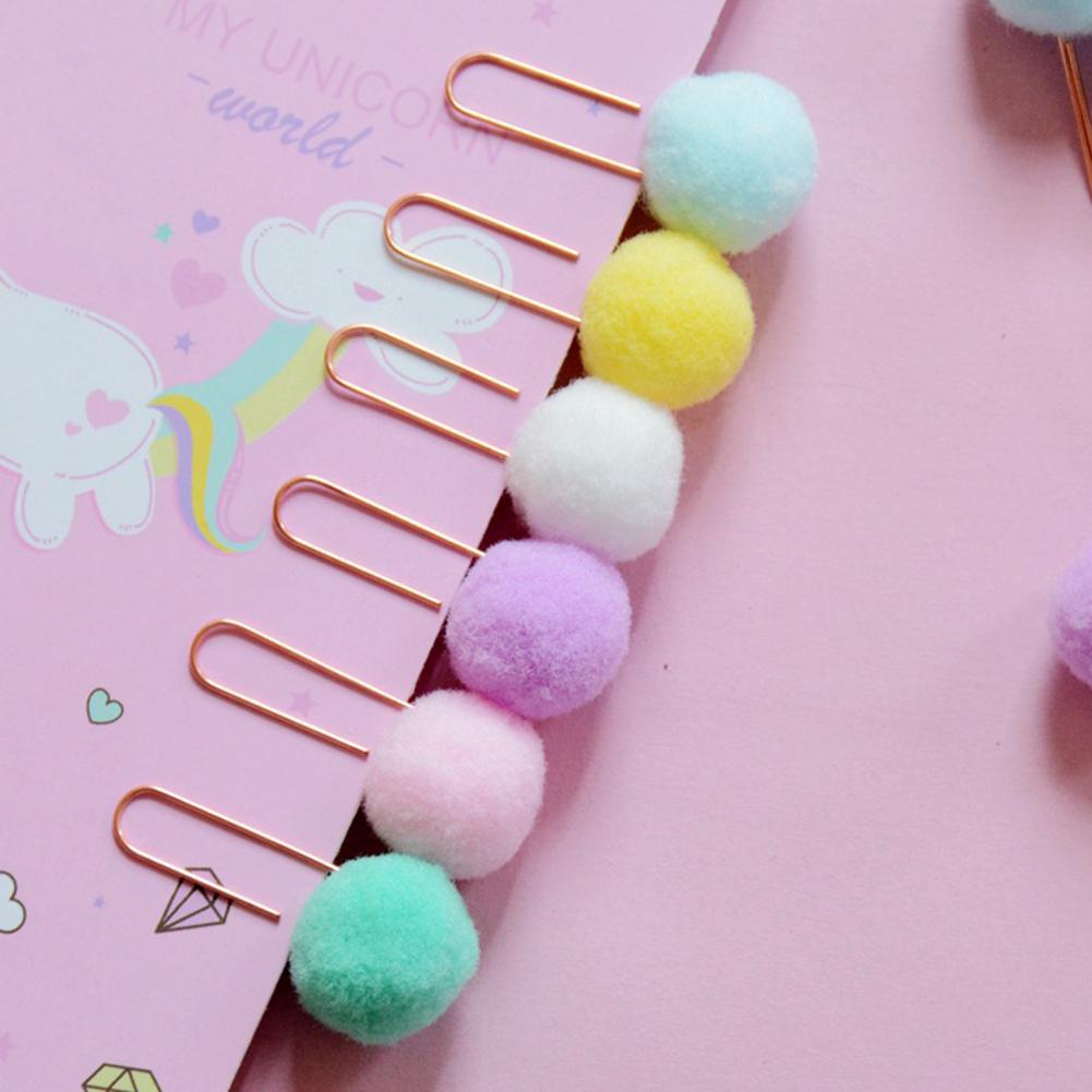 10 stk hårbold papirclips ringbind klemme memo holder bogmærker kontorpapir