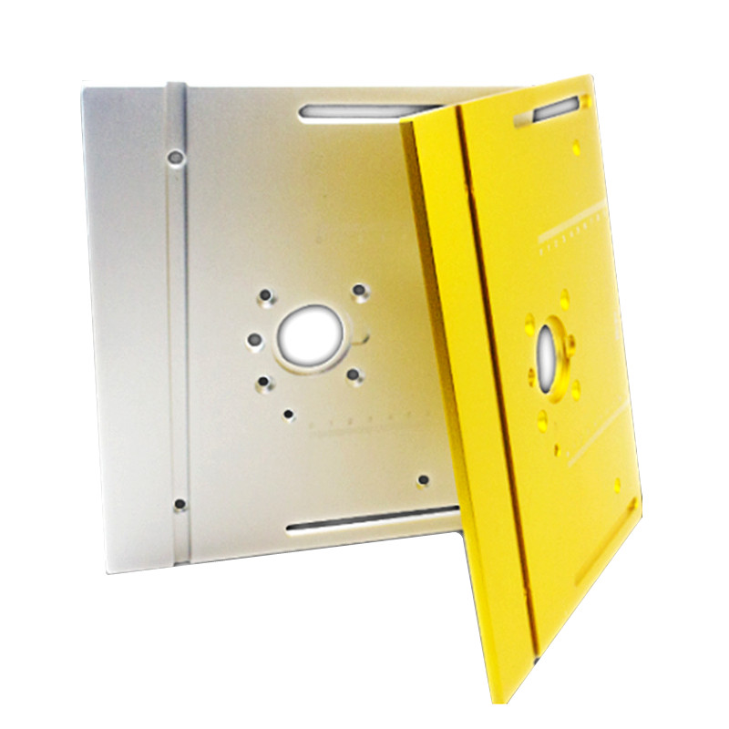 Router Table Insert Plate Woodworking Benches Table Saw W/ Miter Gauge Guide Aluminium Profile Fence Sliding Brackets