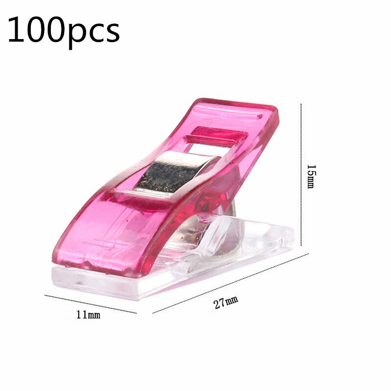 Sewing Clips DIY Patchwork Garment Clips Knitting Mixed Plastic Holder for Fabric Quilting Arts Crafts Clothing Accessories Tool: 2