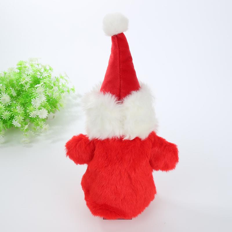 Santa Claus Hand Puppet Doll Pretend Performance Children Animal Telling Gloves Children Plush Dolls Christmas Party