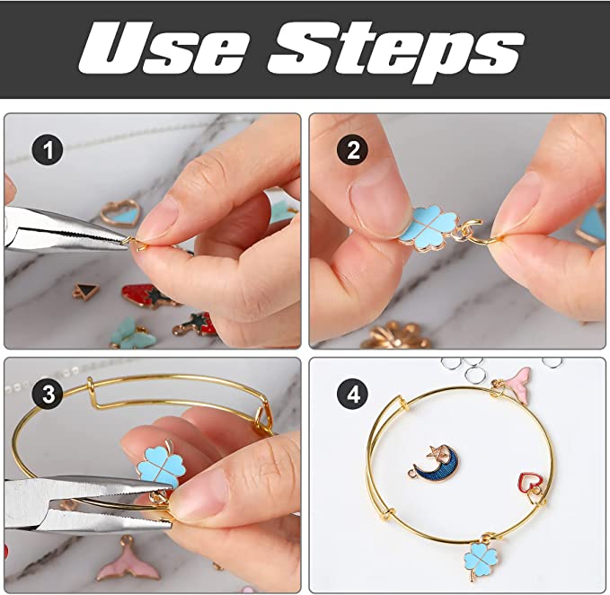 3-12mm Gold Silver Color Loops Open Jump Rings Metal Split Rings Connectors For Diy Jewelry Finding Making Accessories Supplies