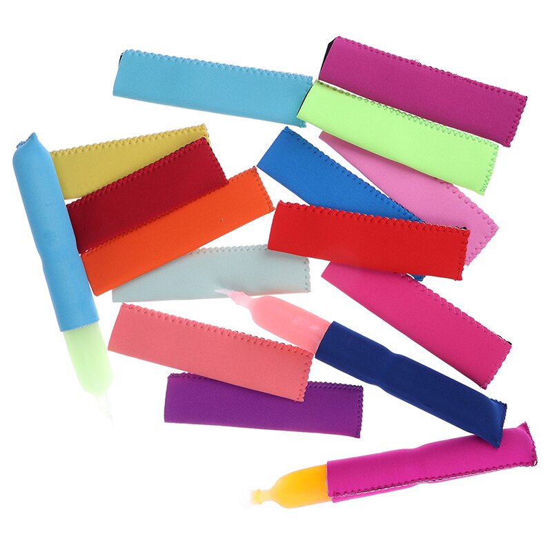 Neue 5 teile/los Popsicle Hülse Eis Stöcke Abdeckung freundlicher Anti-kalt Eis Abdeckung Tasche Popsicle Eis Pop bin Stiel Gefrierschrank Halfter