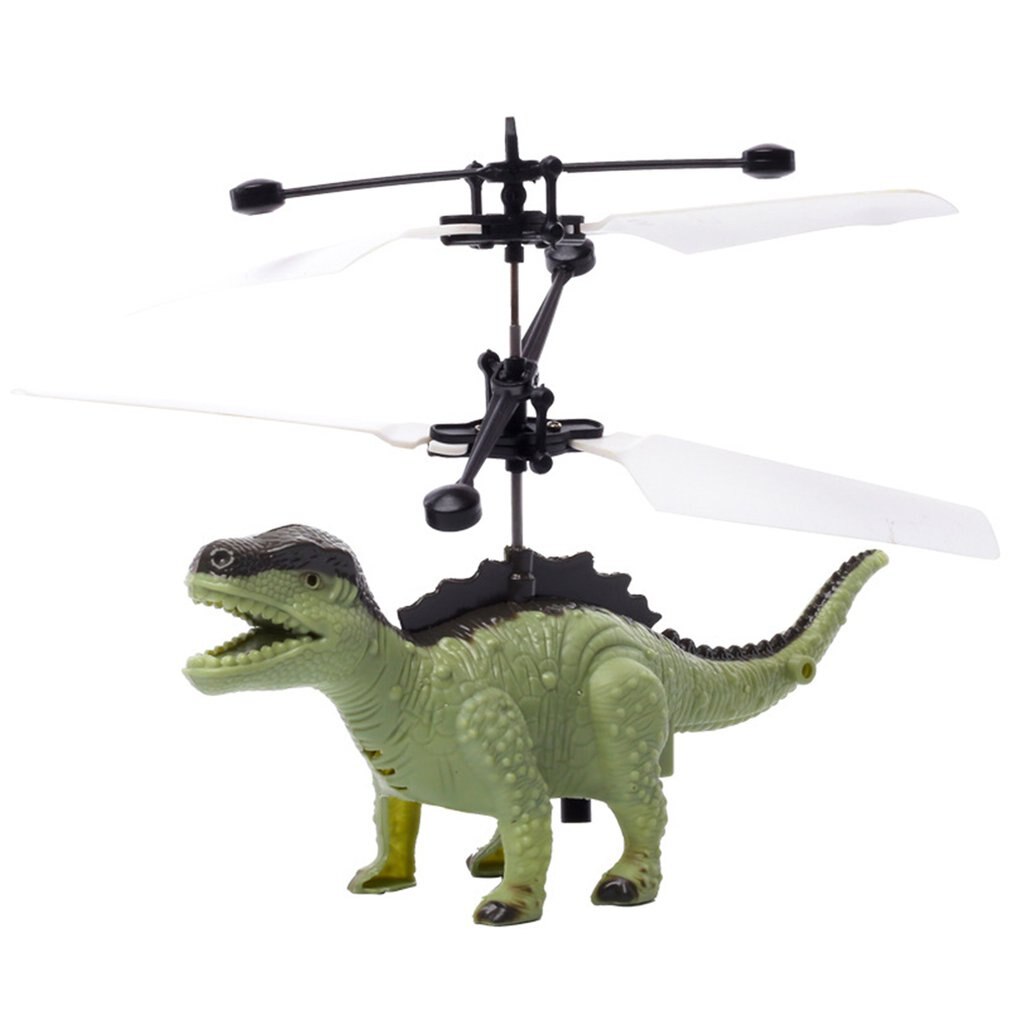 Robot suspension induktion fly børns suspension legetøj belysning legetøj helikopter flyvende legetøj genopladelig drone: Dinosaurus