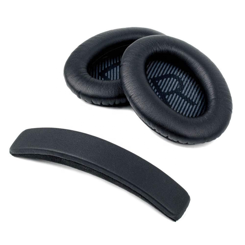 Cuscinetti in schiuma di ricambio per cuffie tutto'ingrosso QC35 cuscino per fascia per cuffie senza fili per roomecomfort 35: Default Title