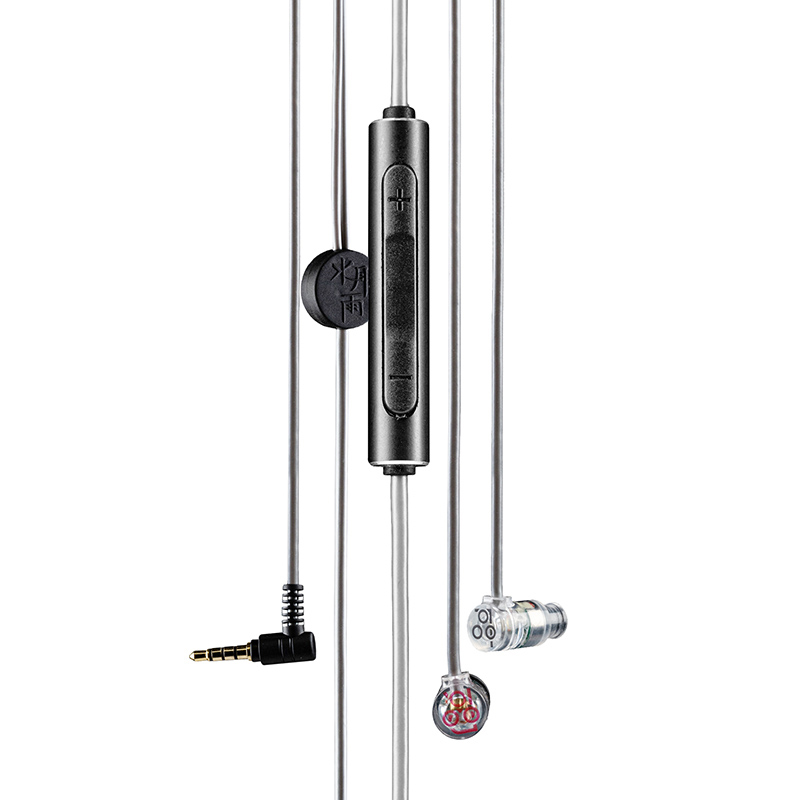 MOONDROP Quarks Earphones High-performance IEMs Closed Anterior Cavity Micro Dynamic Driver Earbuds: WHITE