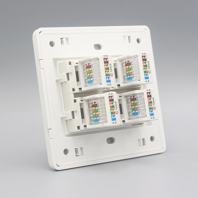 86 Type Rj45 Wall Socket Internet Outlet With TV O... – Vicedeal