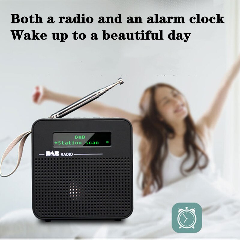 LCD Screen Display DAB+FM Digital Radio, Bluetooth 5.0, Alarm Clock Setting, Automatic Memory Radio Station, Timer Shutdown