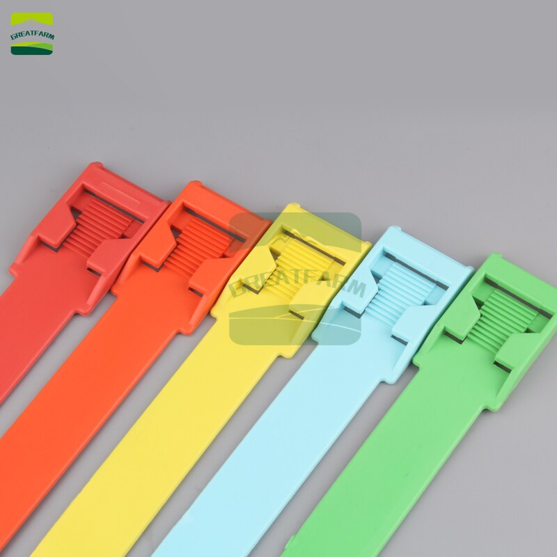 Cow color identification belt cow foot mark foot ring belt legging identification mark belt ranch management product 10 per pack: blue