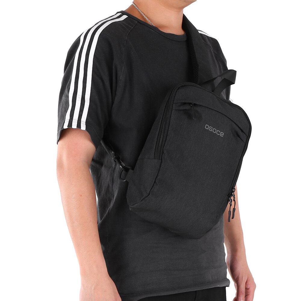 5L Waterproof Men Women Casual Shoulder Bag Anti-theft Safety Sling Bag Chest Bag Spacious Crossbody Backpack Gym Bag