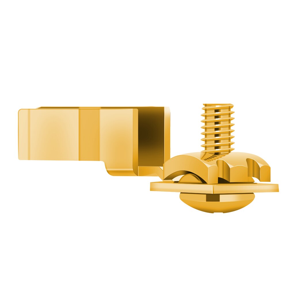 E106G/F106G 99.99% Reinem Kupfer 24K Gold Überzogen Schuko Energie Stecker Stecker IEC Weibliche Stecker DIY Netz Energie kabel Kabel
