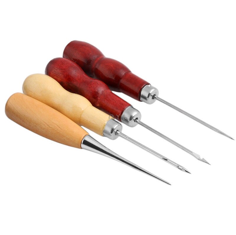 Kit d'outils d'artisanat en cuir à coudre multifonctionnel 14 pièces