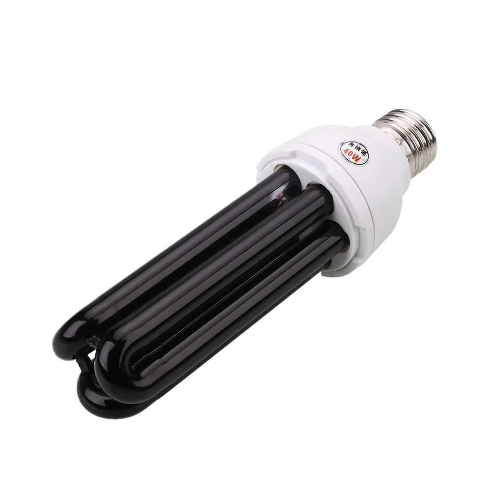 Ljusstav 40w glödlampa led fluorescerande ultraviolett uv  e27 3u blacklight skruv  ac220v ljusa energisparande