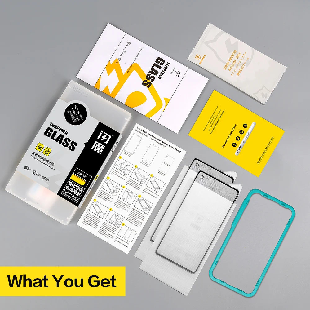 SmartDevil Screen Protector for Xiaomi Mi 14T Full Cover Tempered Glass Film HD Anti Blue Ray