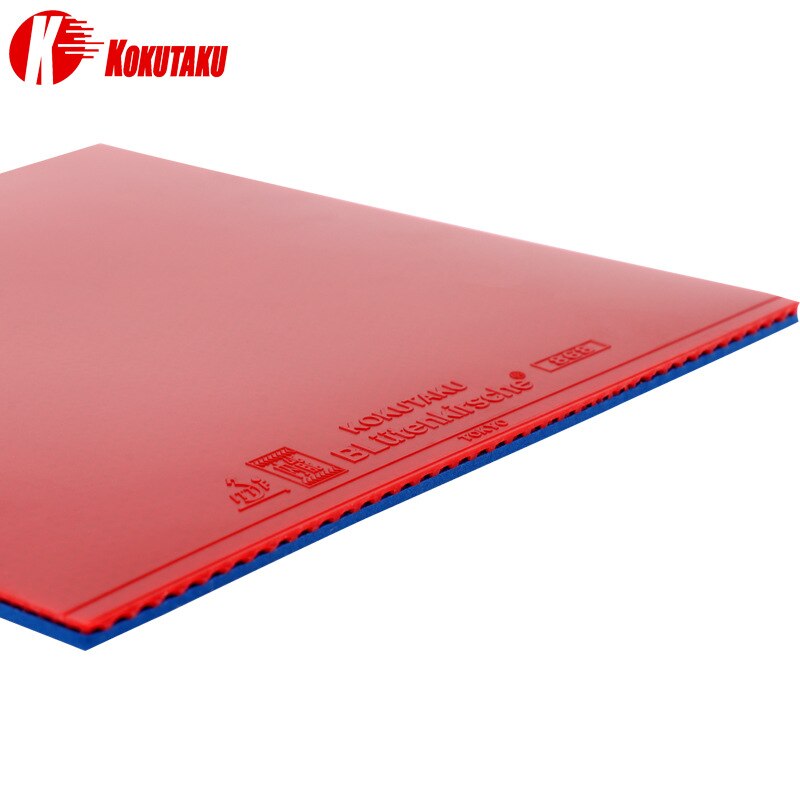 KOKUTAKU tenis de mesa de Ping Pong goma azul pastel esponja espinillas en Rubbers ITTF para más de 40 bolas para raqueta de tenis de mesa