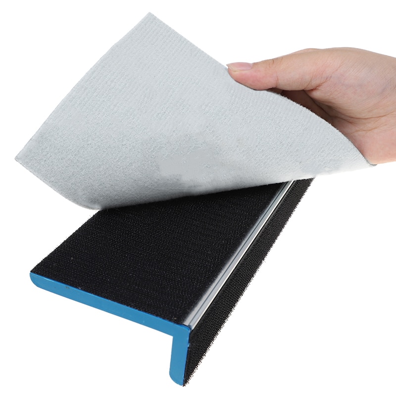 Top-90 Degree Inside Corner Sanding Tool for Drywall Finishing Sanding Paper Holder Sander Self Adhesive Sandpaper