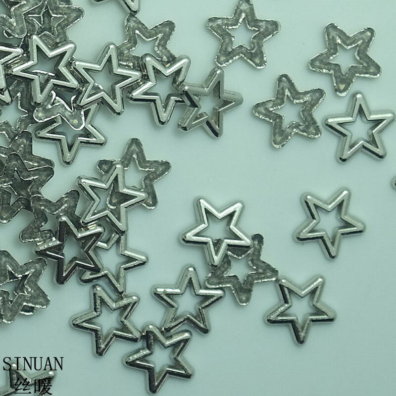 Decorative Metal Rivets -Fix Rivet Five-Point Star Bag Spike 13Mm Plating Studs For Clothing Garment Accessories SINUAN: Antique Copper