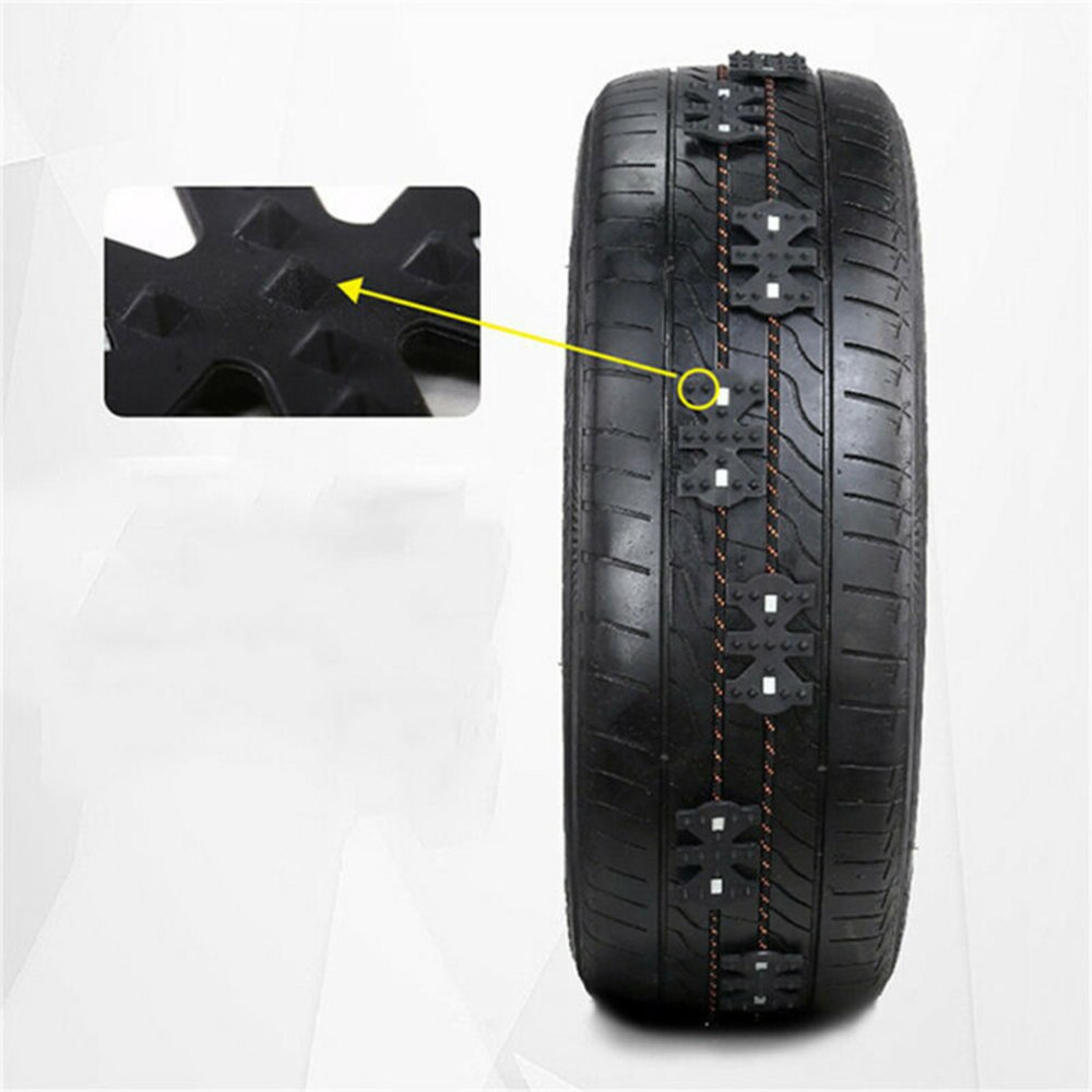 Autoband Keten TPU Anti-slip Winter Sneeuw Ijs Modder SUV Vrachtwagen Wiel Emergency Strap Duurzaam En Praktisch