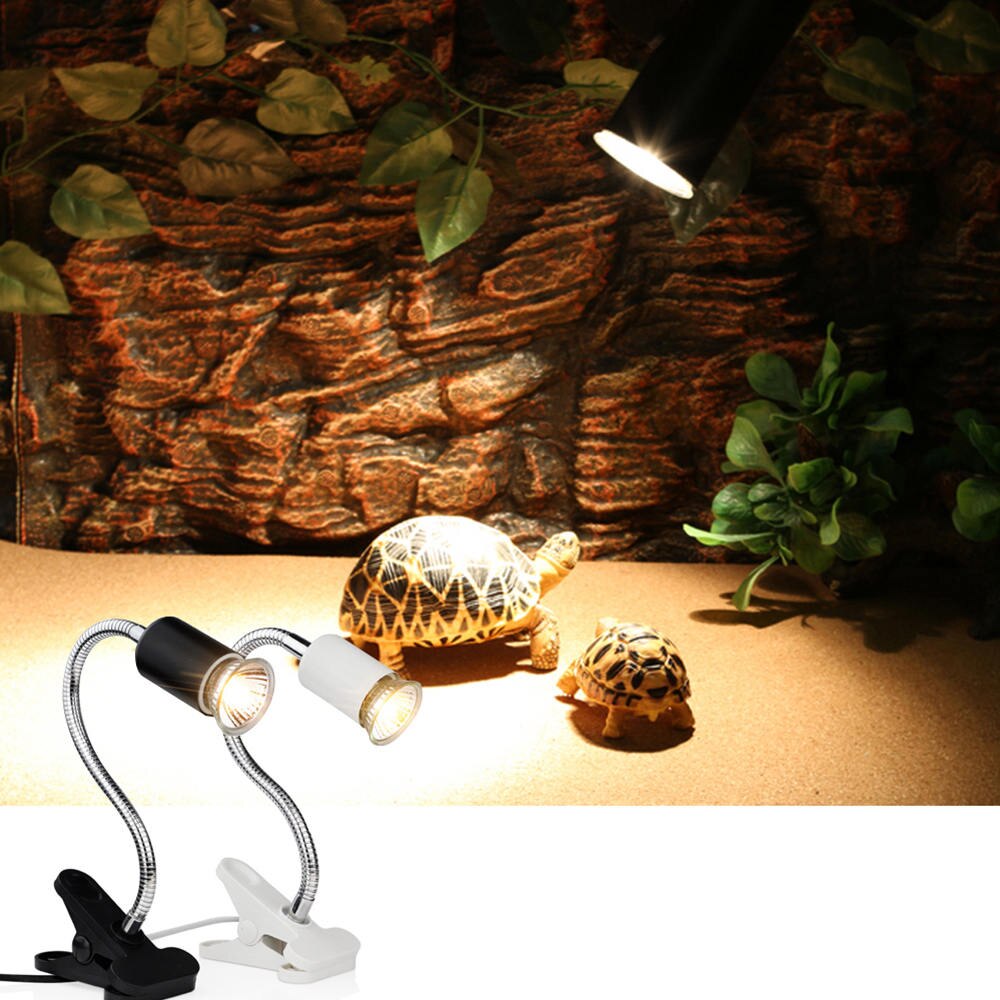 Uva + uvb lampa klämlampa hållare sköldpadda sola värme lampa sköldpaddor sola lampa lampa kit