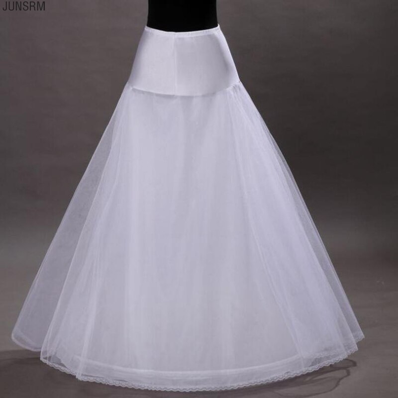 One hoop Two layer Tulle A line Petticoat Bridal Wedding Petticoat Underskirt Crinolines for Wedding Dress