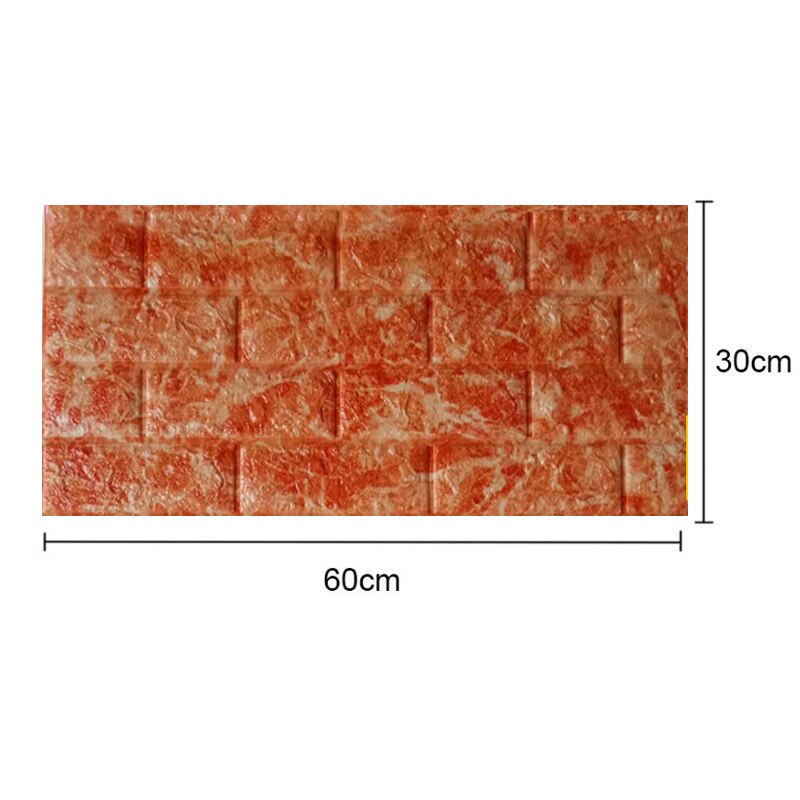 3D Imitatie Baksteen Muurstickers zelfklevende Panel Decal Zelfklevende Behang Zachte Pack Keuken Woonkamer Achtergrond decor