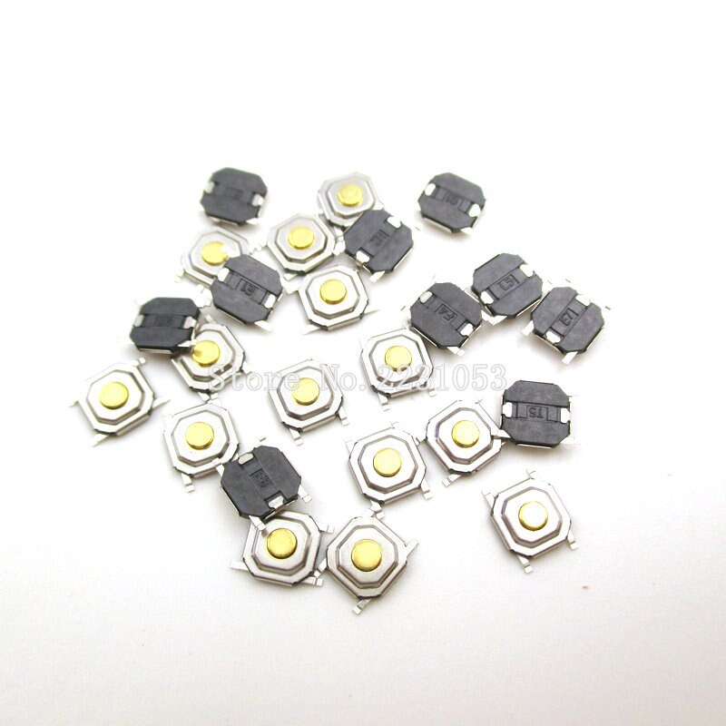 100 STKS/PARTIJ 4*4*1.5mm Tactile Drukknop Tact Micro Switch 4-Pin 4x4x1.5 H SMD Drukknop Toetsschakelaars
