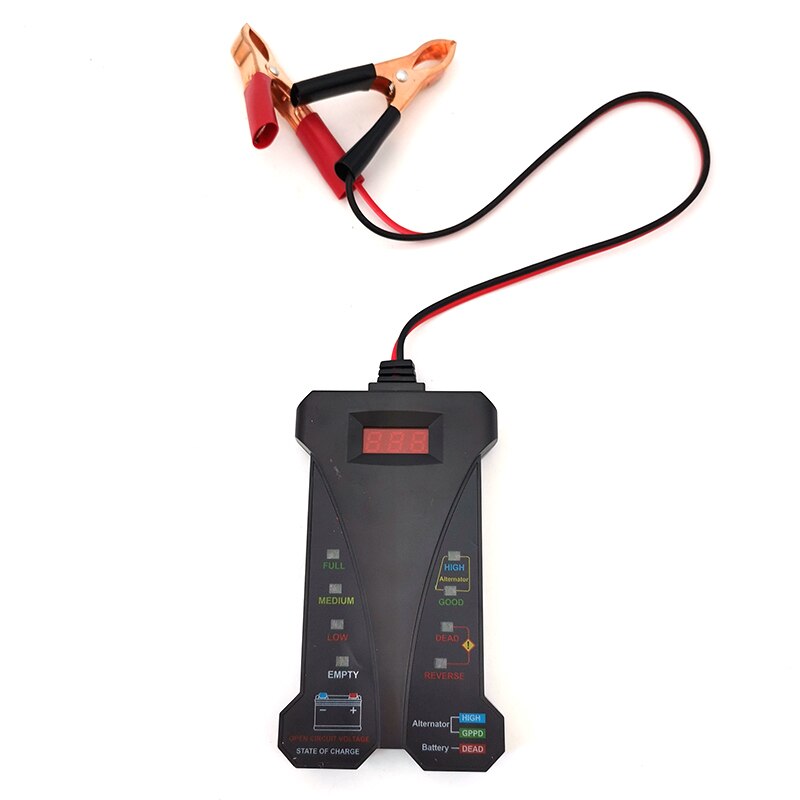 Car Digital Battery Tester Voltmeter Charging System Analyzer Tool