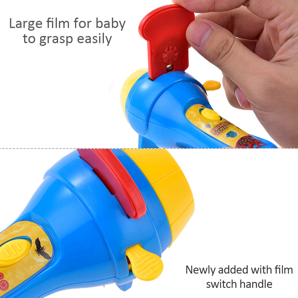 Kids Animal Patroon Projector Zaklamp Zaklamp Speelgoed Slapen Verhaal Onderwijs