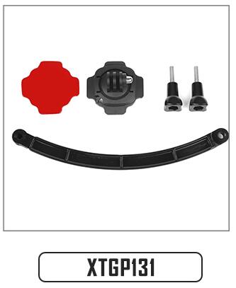 Kit de bras d'extension de casque de tir avec autocollant de Base de Surface et vis pour GoPro Hero 8 7 6 5 Yi SJ CAM Eken h9 accessoire de caméra d'action: Type 3
