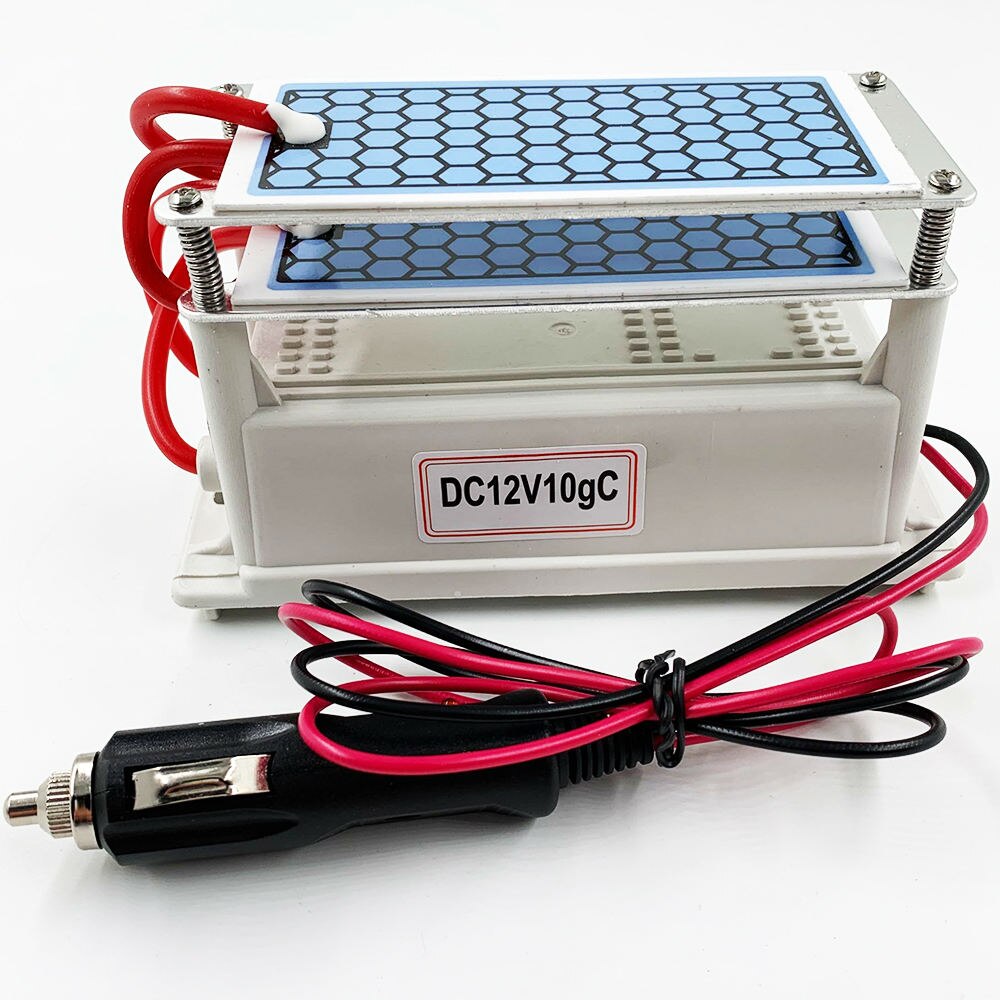12V 10g portable ozone generator air purifier ozonizer sterilizer for car or home use: no converter