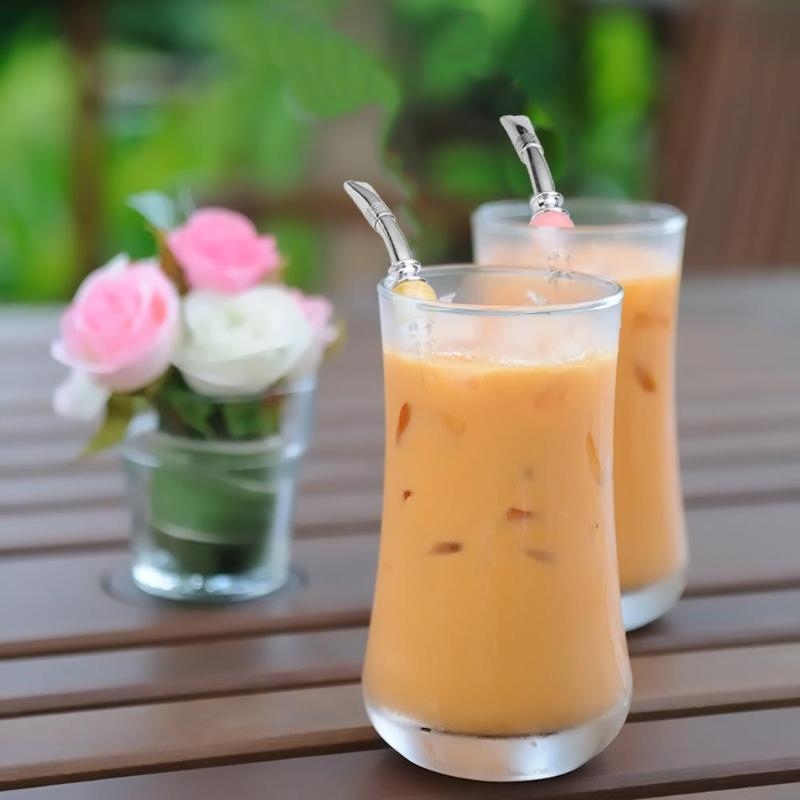 Stainless Steel Drinking Straw Spoon Tea Filter Yerba Mate Tea Straws Bombilla Gourd Reusable Coffee Tea Tools Bar Accessories