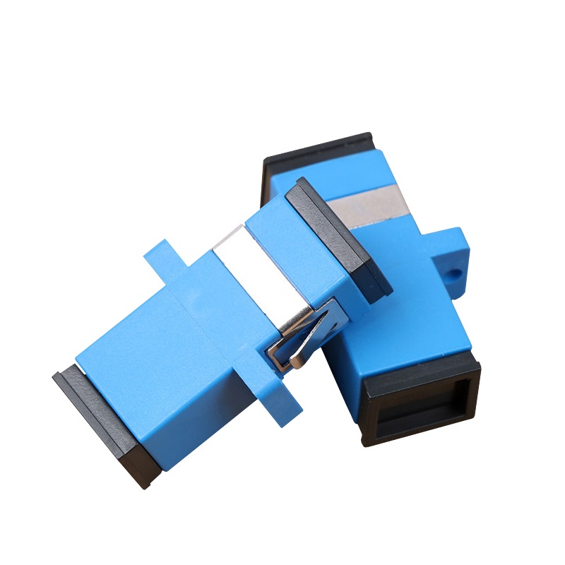 Adaptador de conector óptico SC APC/fibra UPC, acoplador simple monomodo, 50-200 Uds.,