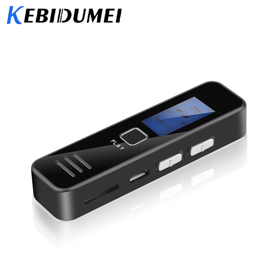 Kebidumei Digital Voice Recorder Opname MP3 Speler 20-uur Mini Voice Recorder Ondersteuning 16GB TF Card Professionele Dictafoon