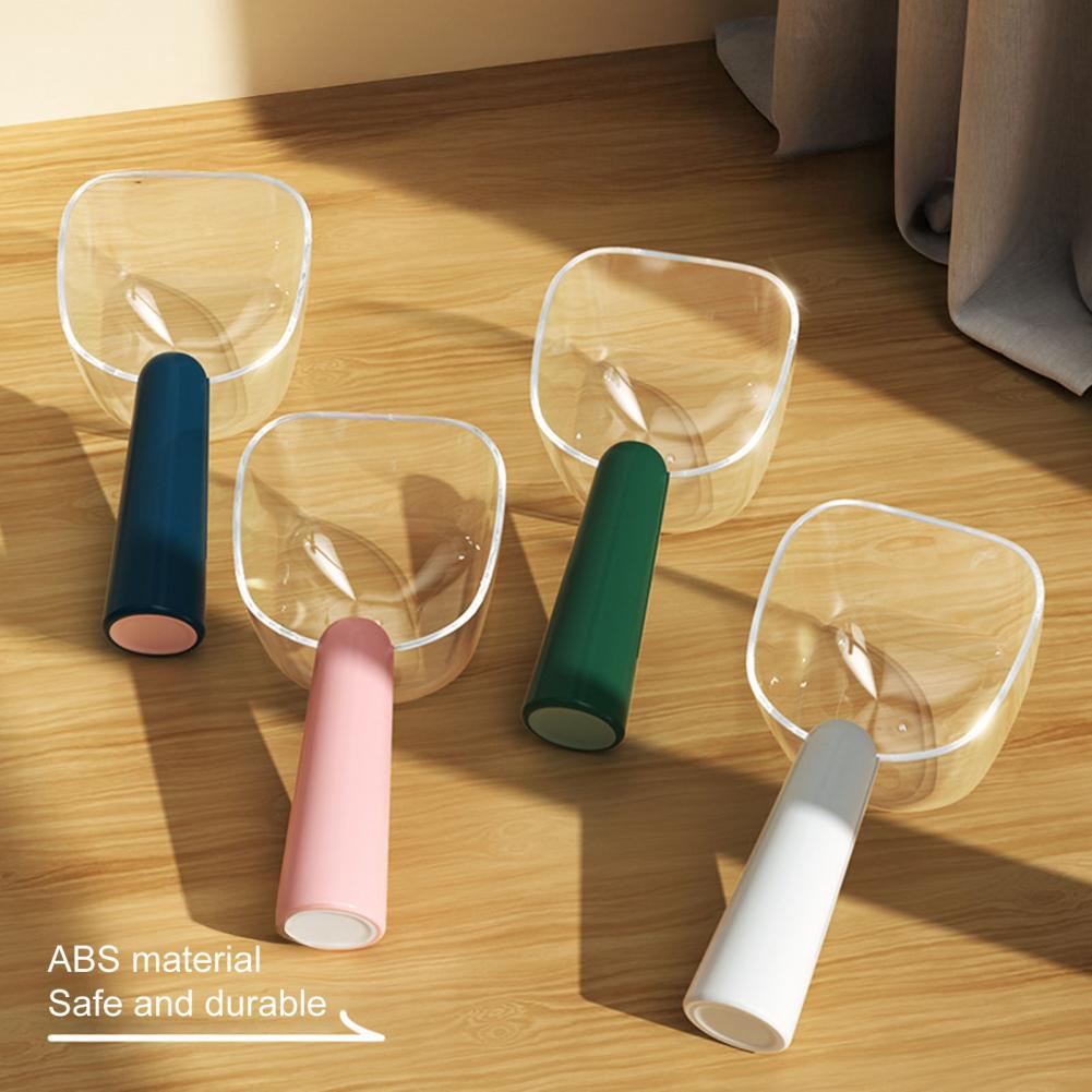 Pet Dog Cats Food Scoop with Measurement Dual-Function Food Scoop 1 Cup Capacity Pet Food Measuring Scoop for Pet Feeding
