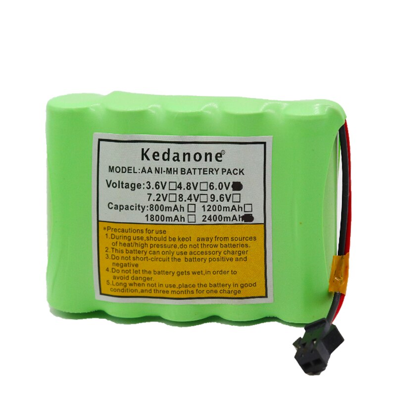6v 2400mAh Ni-MH AA Battery Pack 6v AA Rechargeable battery pack For Remote Control Toys Electric RC Car cordless phone SM plug