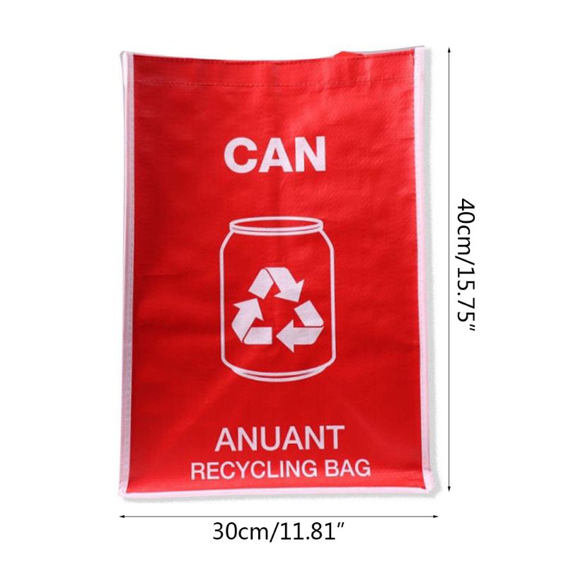 Separate Recycling Waste Bin Bags for Kitchen Office in Home - Recycle Garbage Trash Sorting Bins Organizer Waterproof