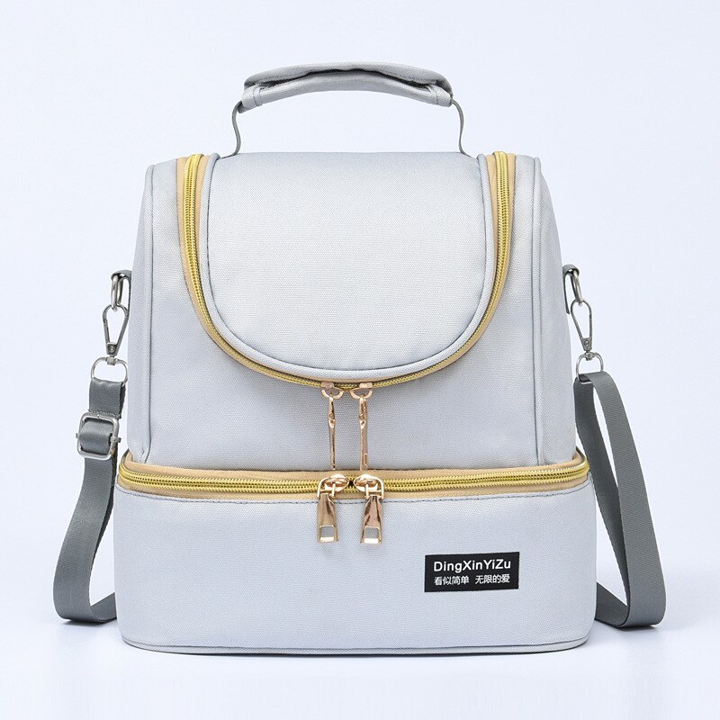 Mochila para pañales, mochila Separable de doble uso, bolso para madres dulces, refrigeración de leche materna, multifuncional,: Light Gray