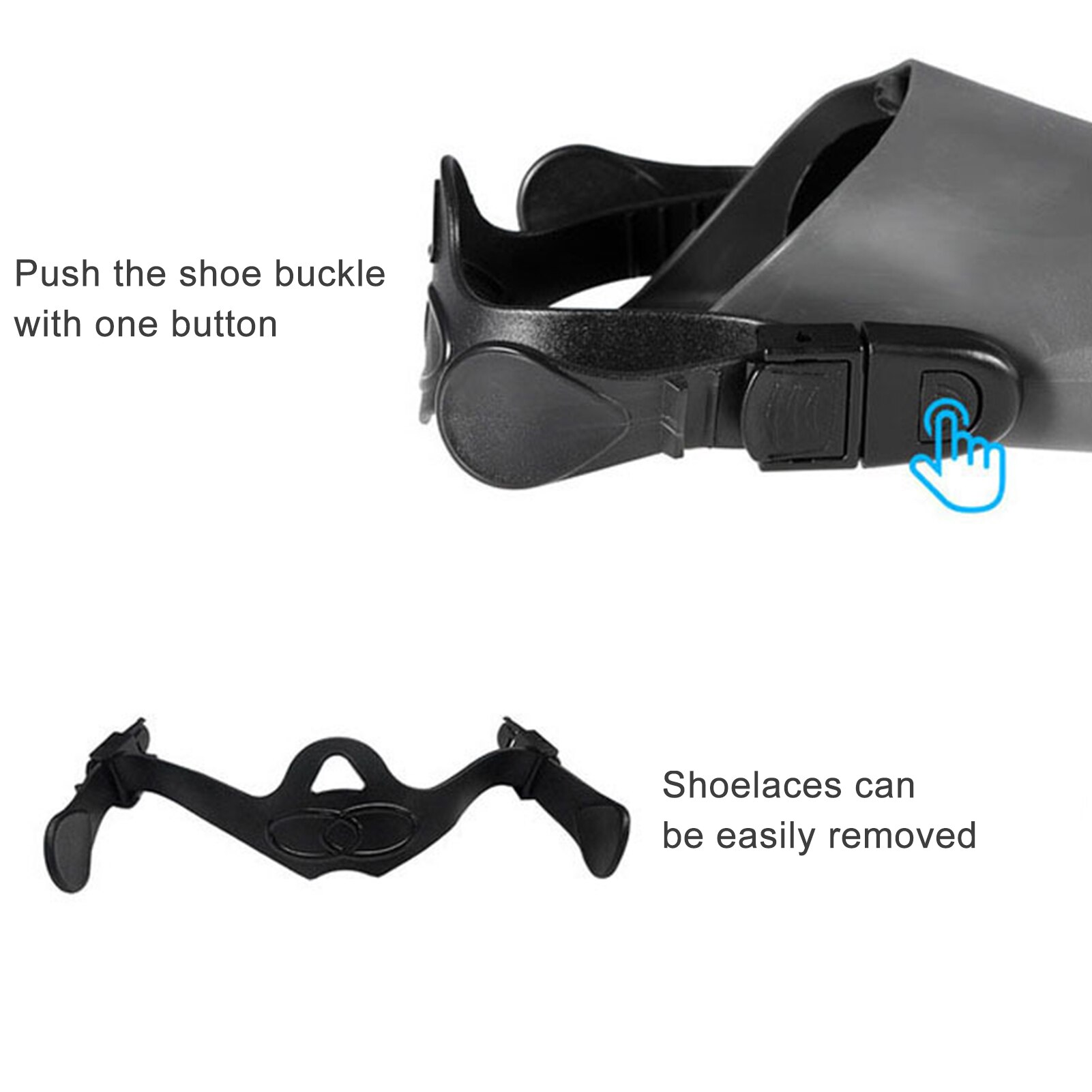 Adjustable Pool Fins Foot Fins Swimming Fins Diving Flippers Submersible Snorkeling Adult/Child Flexible Comfort Portable