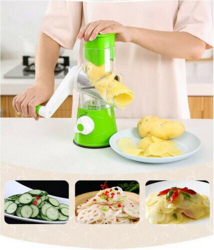 Edelstahl Dreh Gemüse Käse Cutter Waschbar Reibe Schneidemaschine Schredder Mühle Vertauschen Edelstahl Trommeln