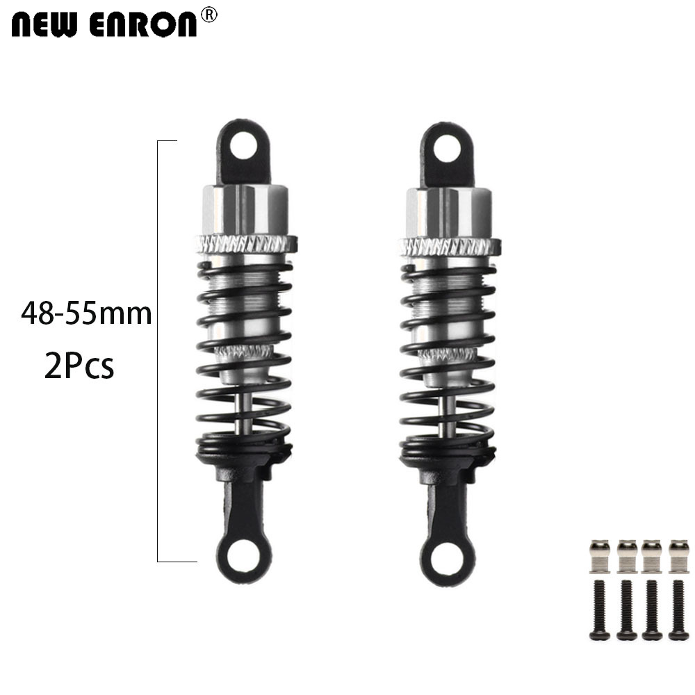 amortiguador de aceite de aleación de Metal ENRON 55mm para 1/18 RC Car WLtoys K929 A949-55 A959 A969 A979: Verde