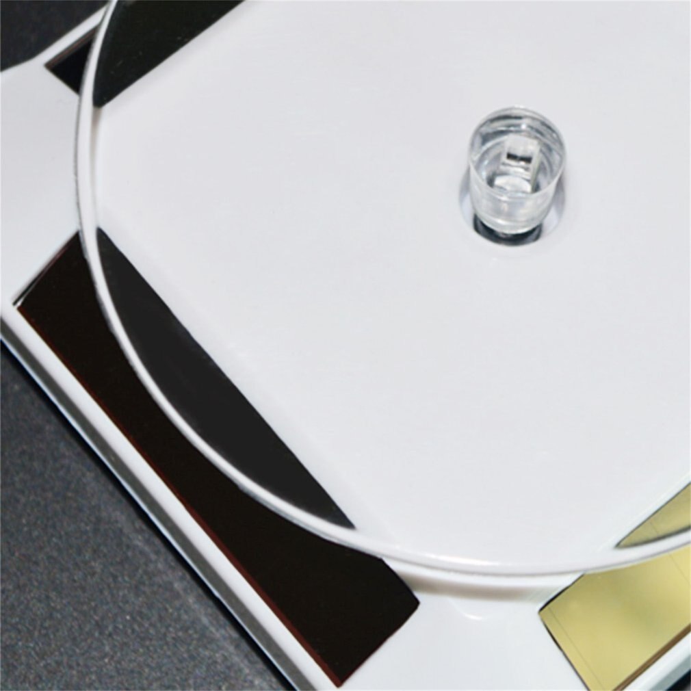 Solar Showcase 360 Turntable Rotating Jewelry Watch Ring Phone Stand Display Organizer Holder Black White