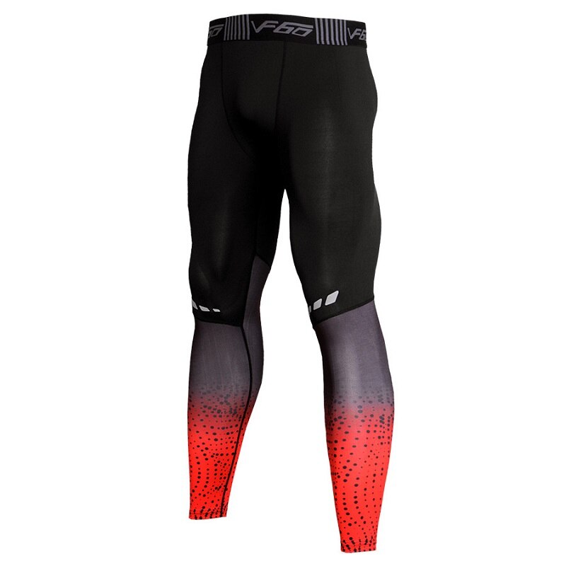Leggings herr fitness sport leggings löpträning hög stretch snabbtorkande tjogger byxor som andas herr joggingbyxor