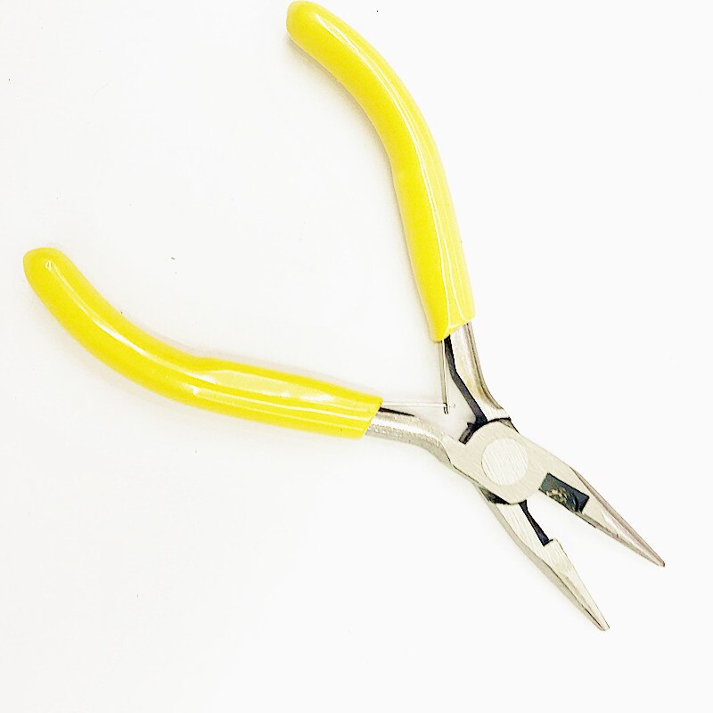 Smycken reparationsverktyg verktygstång tandlös tång vice vice hängande ringtång ringöppnare pincett koppar bromsok: Gul