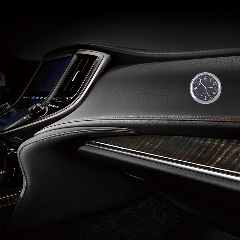 2PCS Car Dashboard Clocks Luminous Universal Self Adhesive Noctilucent Pointer Clock Digital Clock for Automobile Car