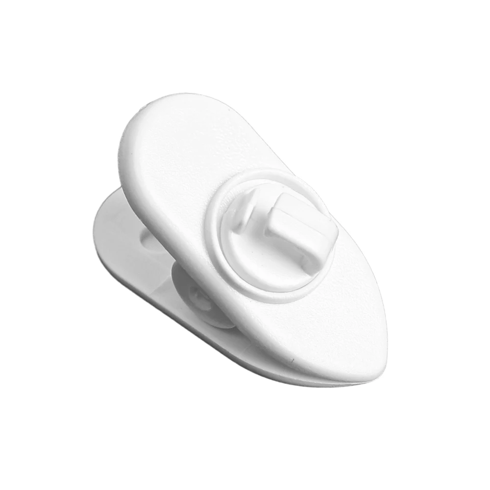 Clips de Cable para auriculares, línea de auriculares giratoria, Clip para ropa, Collar, abrazadera de puño desmontable, gancho, accesorios para auriculares, 1-10 Uds.: S / Marrón