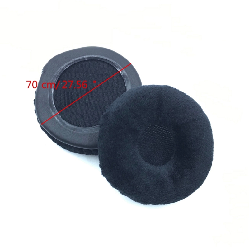 Almohadillas para auriculares, orejeras terciopelo piezas reparación auriculares 60mm-110mm