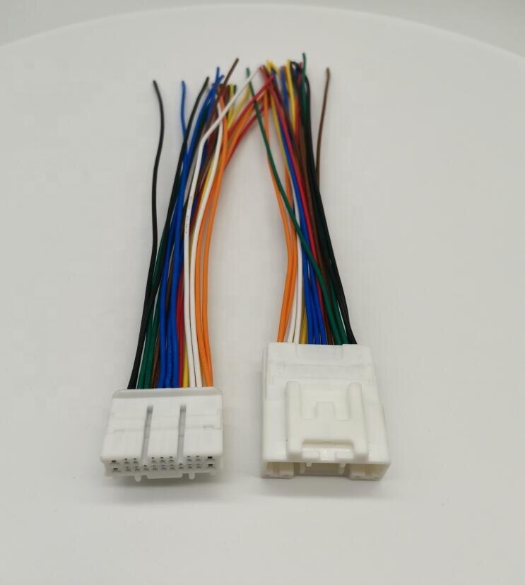 1/2 pcs 20 pin male female wire to wire cable harness connector 6098-5622 6098-5613 with 20AWG 15cm wire